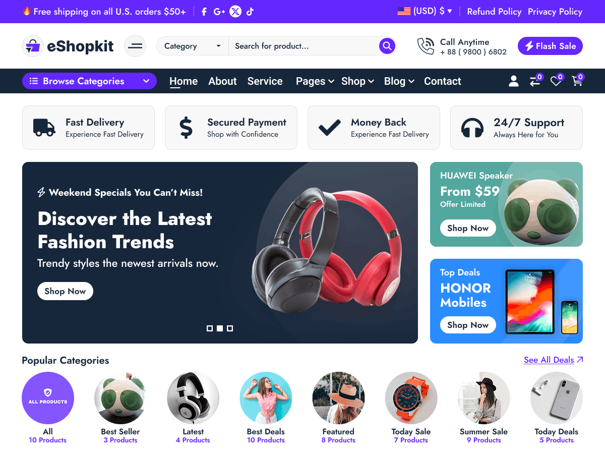 eShopKit theme screenshot