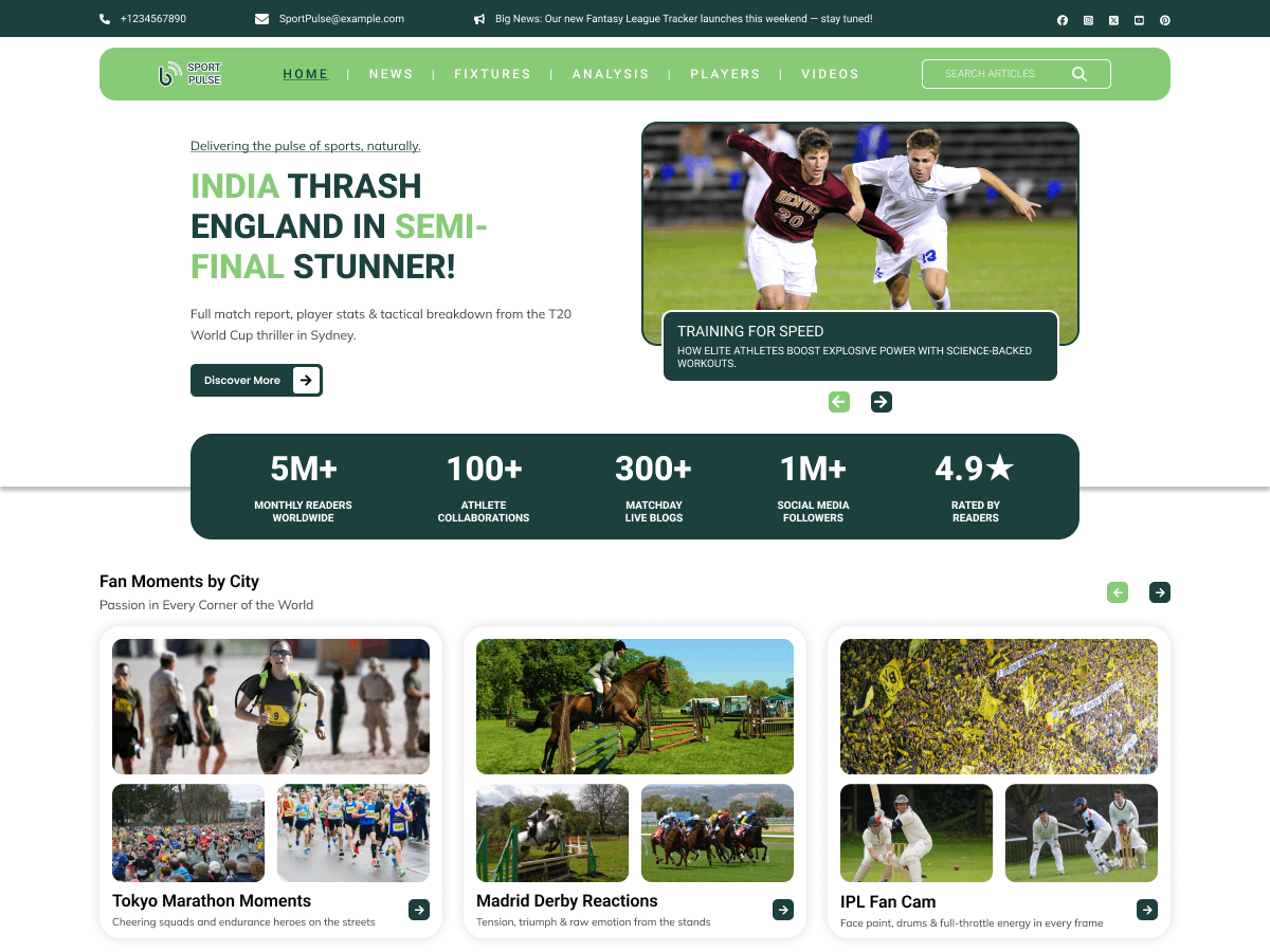 Esports Blog theme screenshot