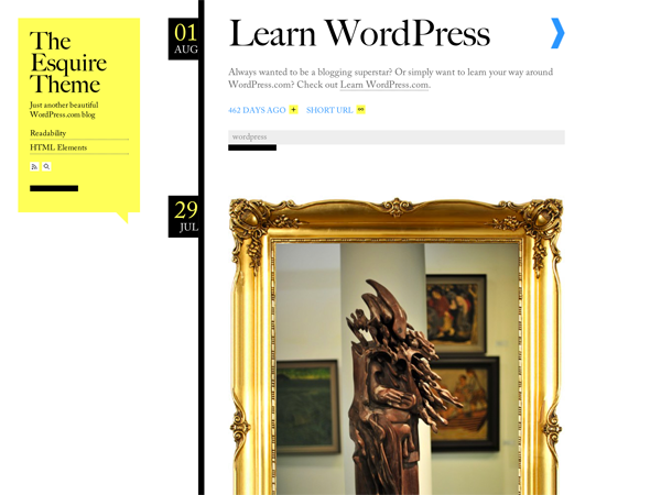 Esquire theme screenshot