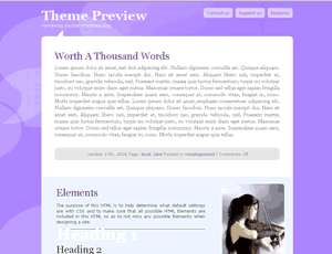 Esther Artistic theme screenshot