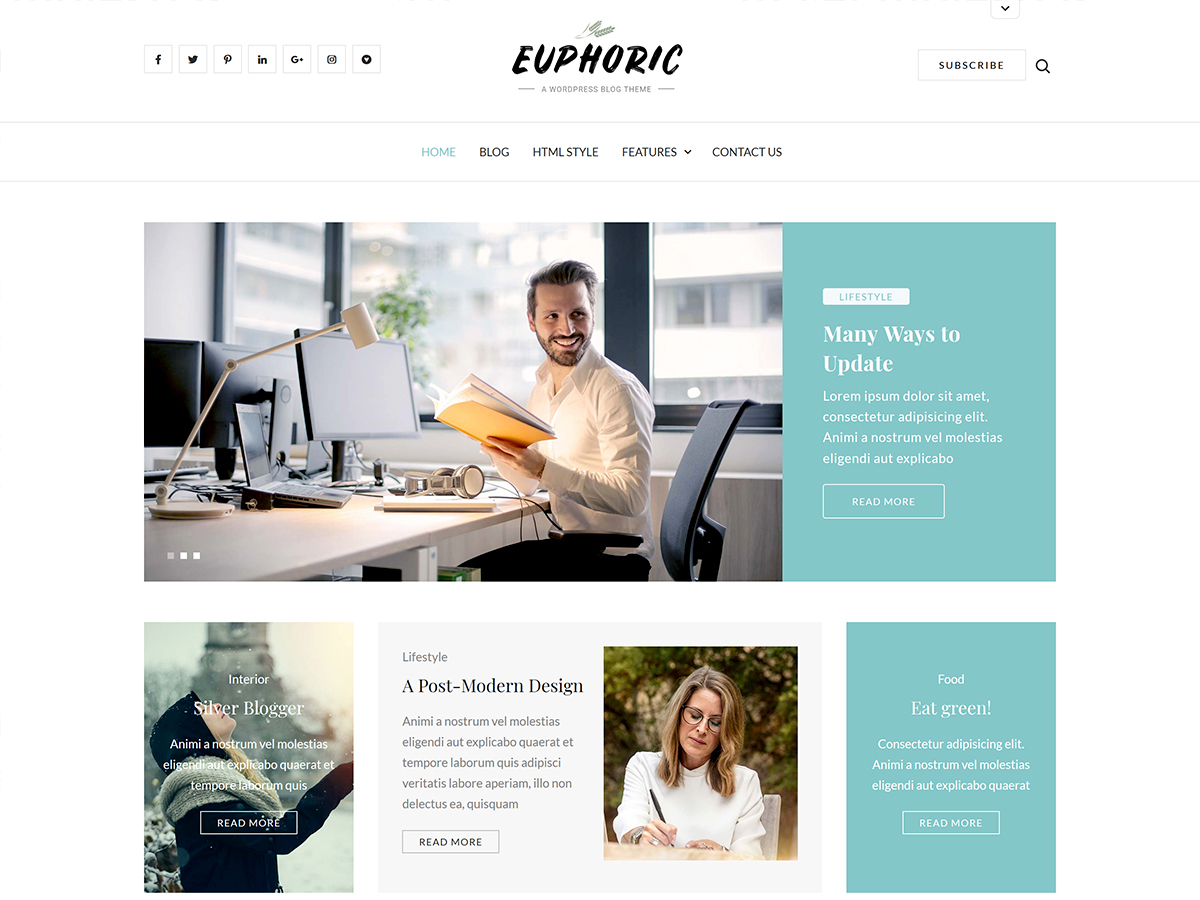 Euphoric theme screenshot