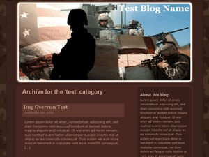 Ever Watchful theme screenshot