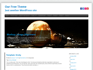 Eviro theme screenshot