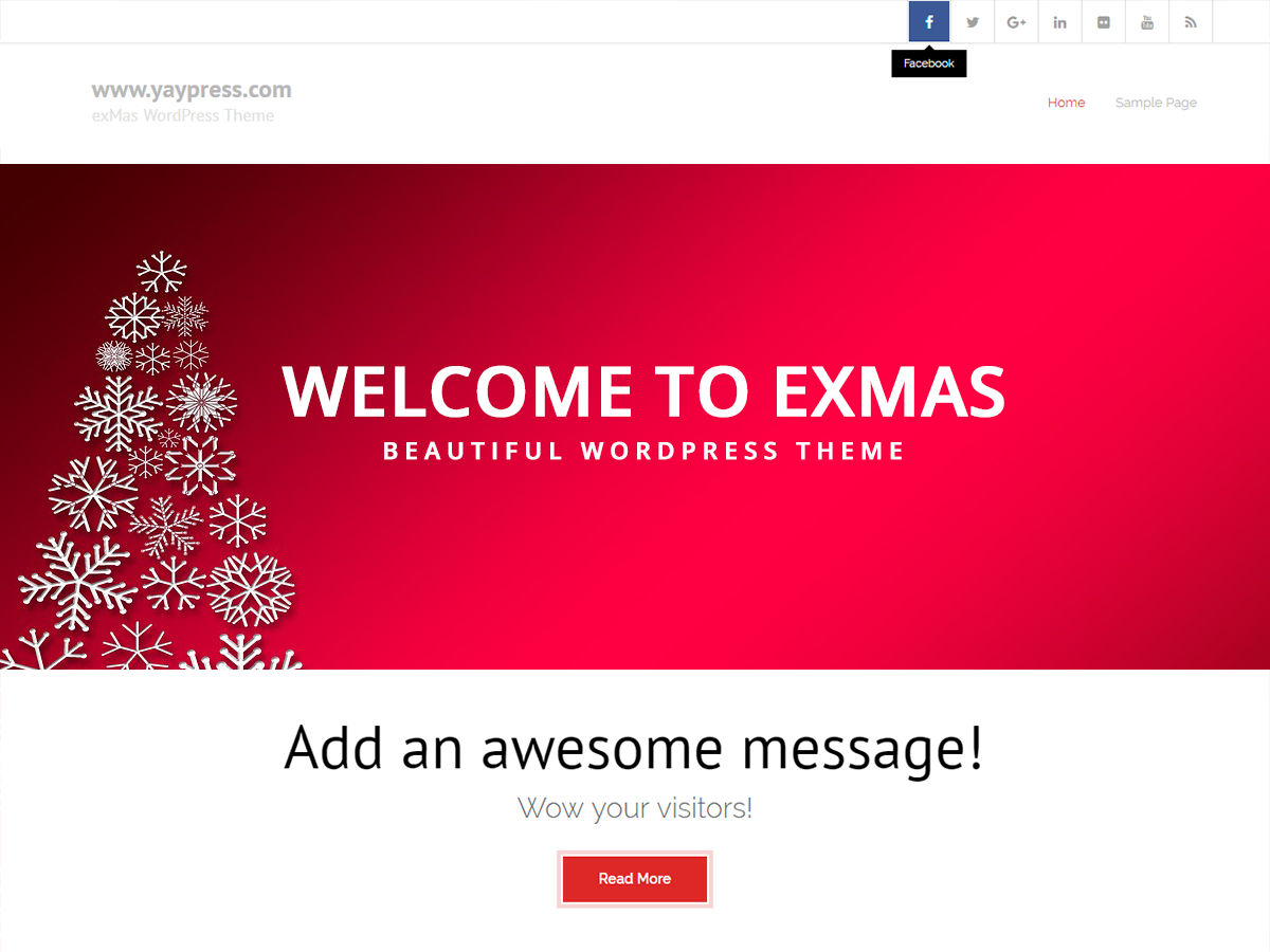exMas theme screenshot