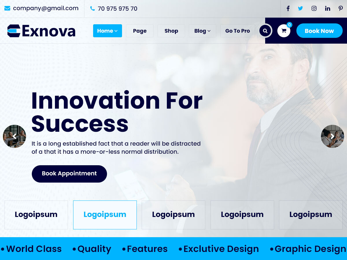 Exnova theme screenshot