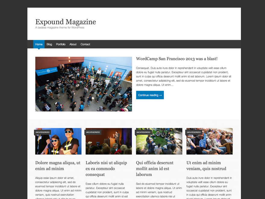 Expound theme screenshot