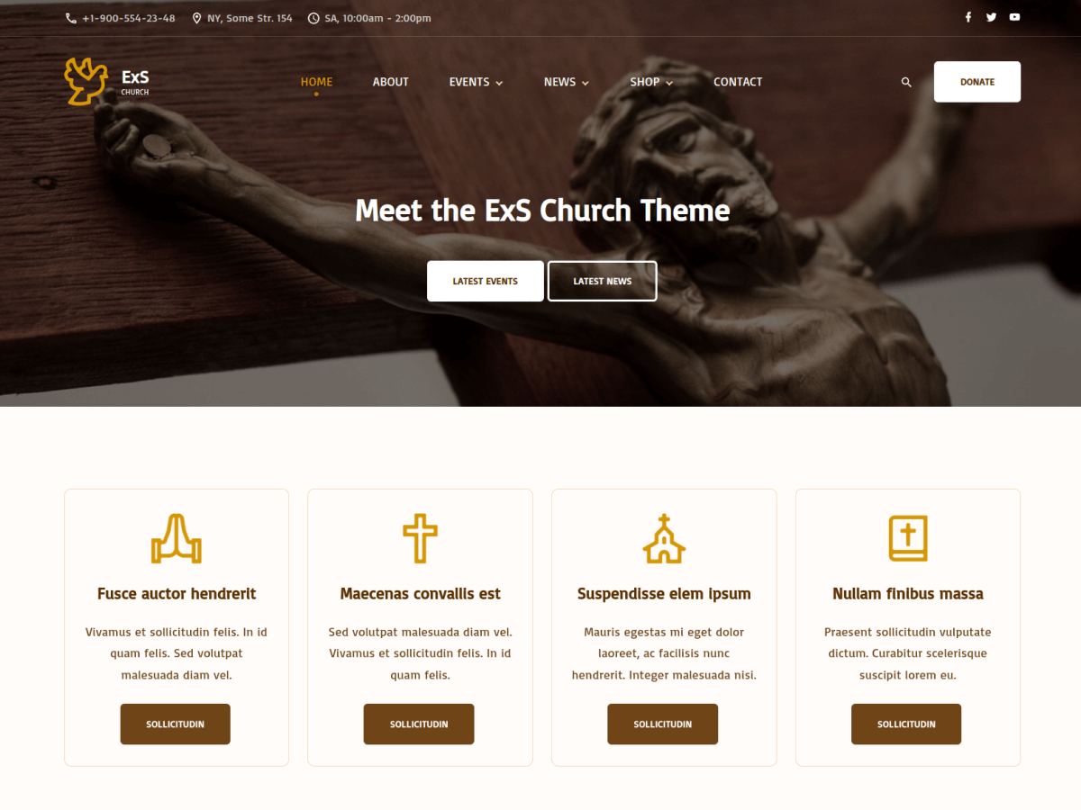 ExS Church theme screenshot