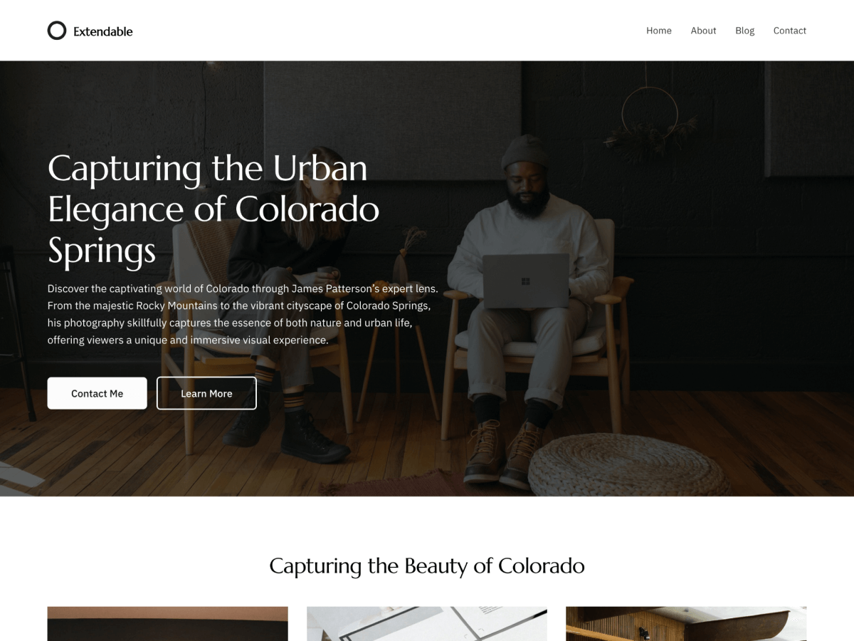 Extendable theme screenshot