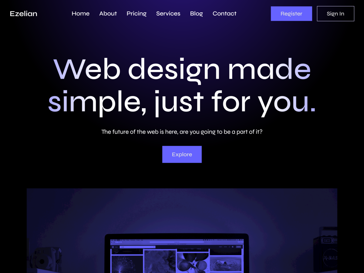 Ezelian theme screenshot