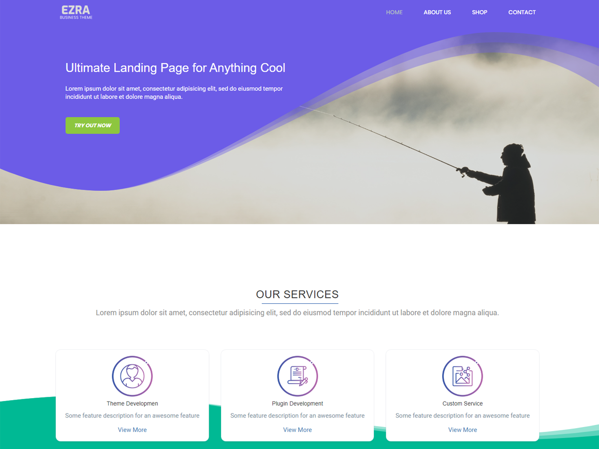 Ezra theme screenshot