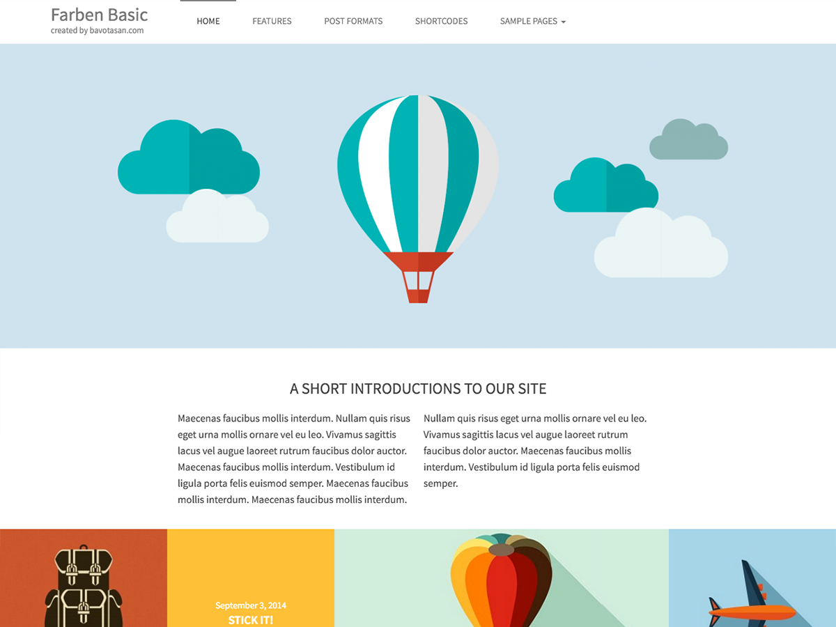 Farben Basic theme screenshot