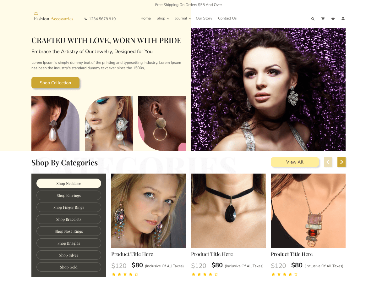 Fashion Accessories theme screenshot