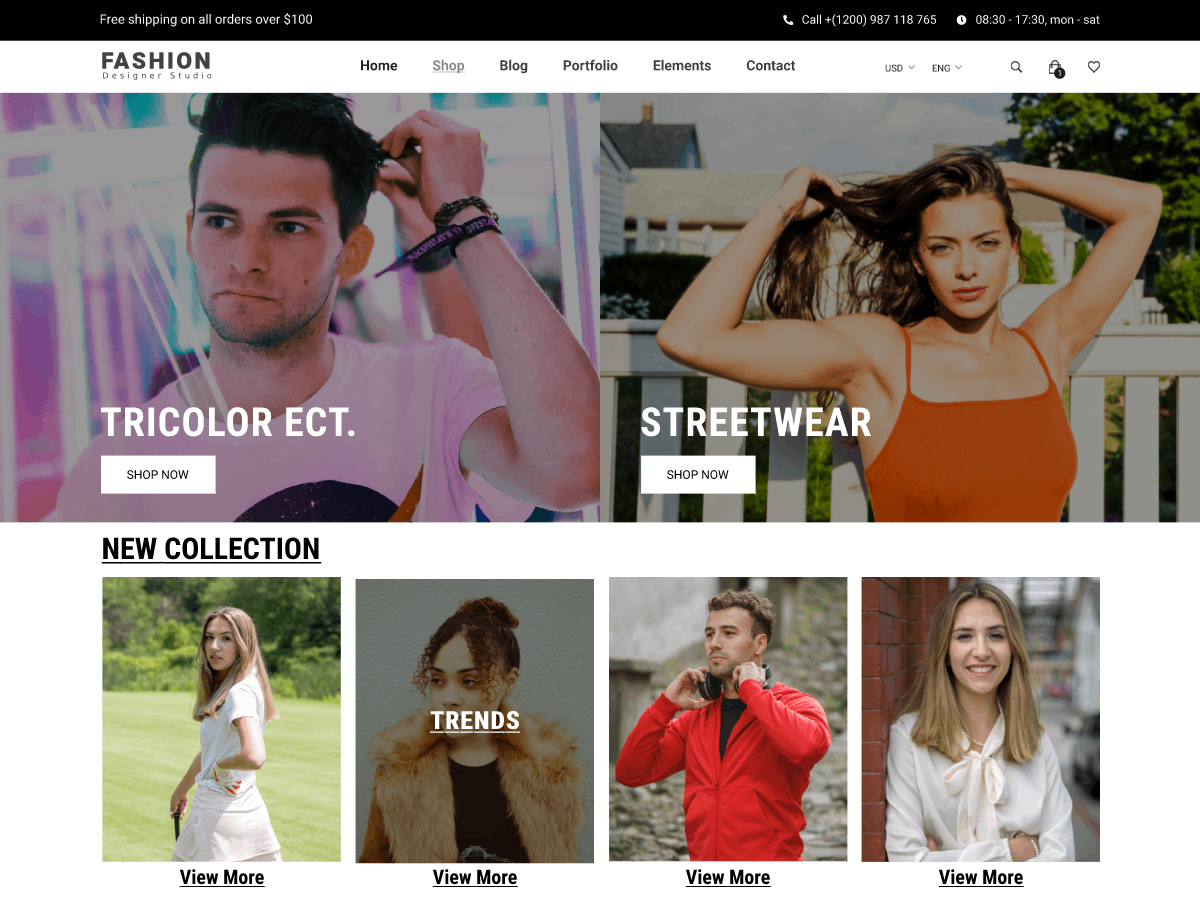 Fashion Stylist Lite theme screenshot