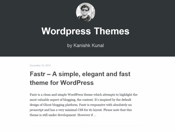 fastr theme screenshot