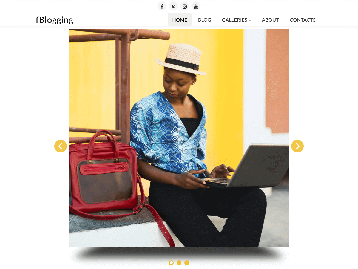 fBlogging theme screenshot