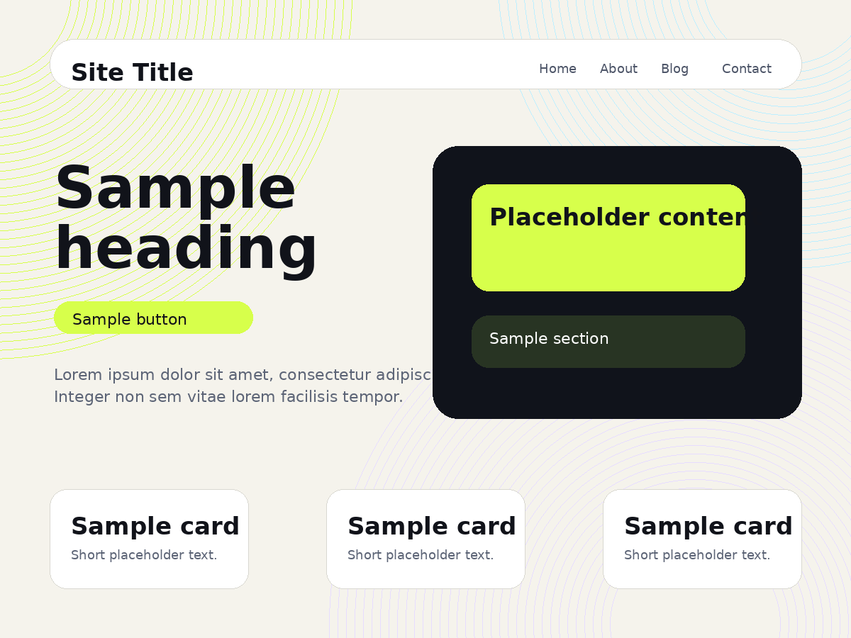 FDA Starter Lite theme screenshot
