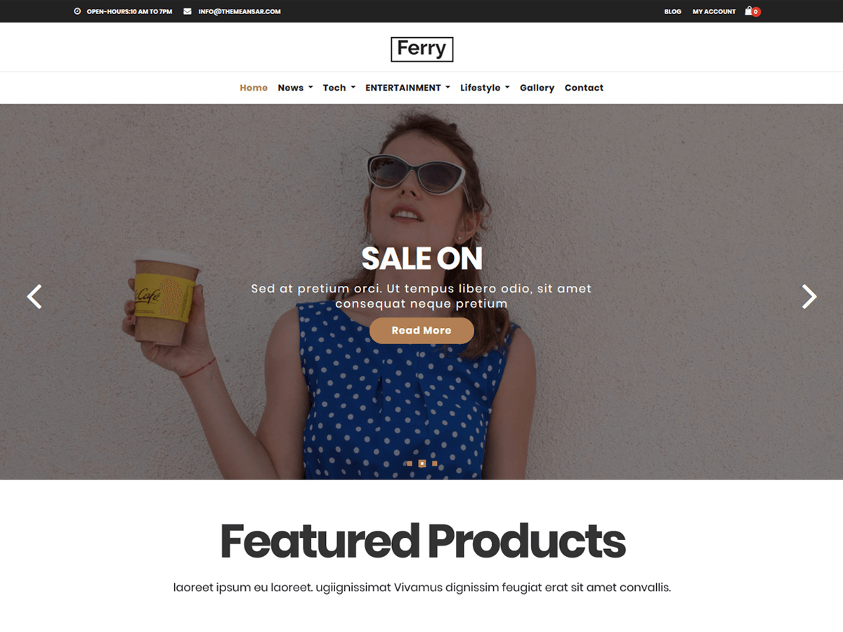 ferry theme screenshot