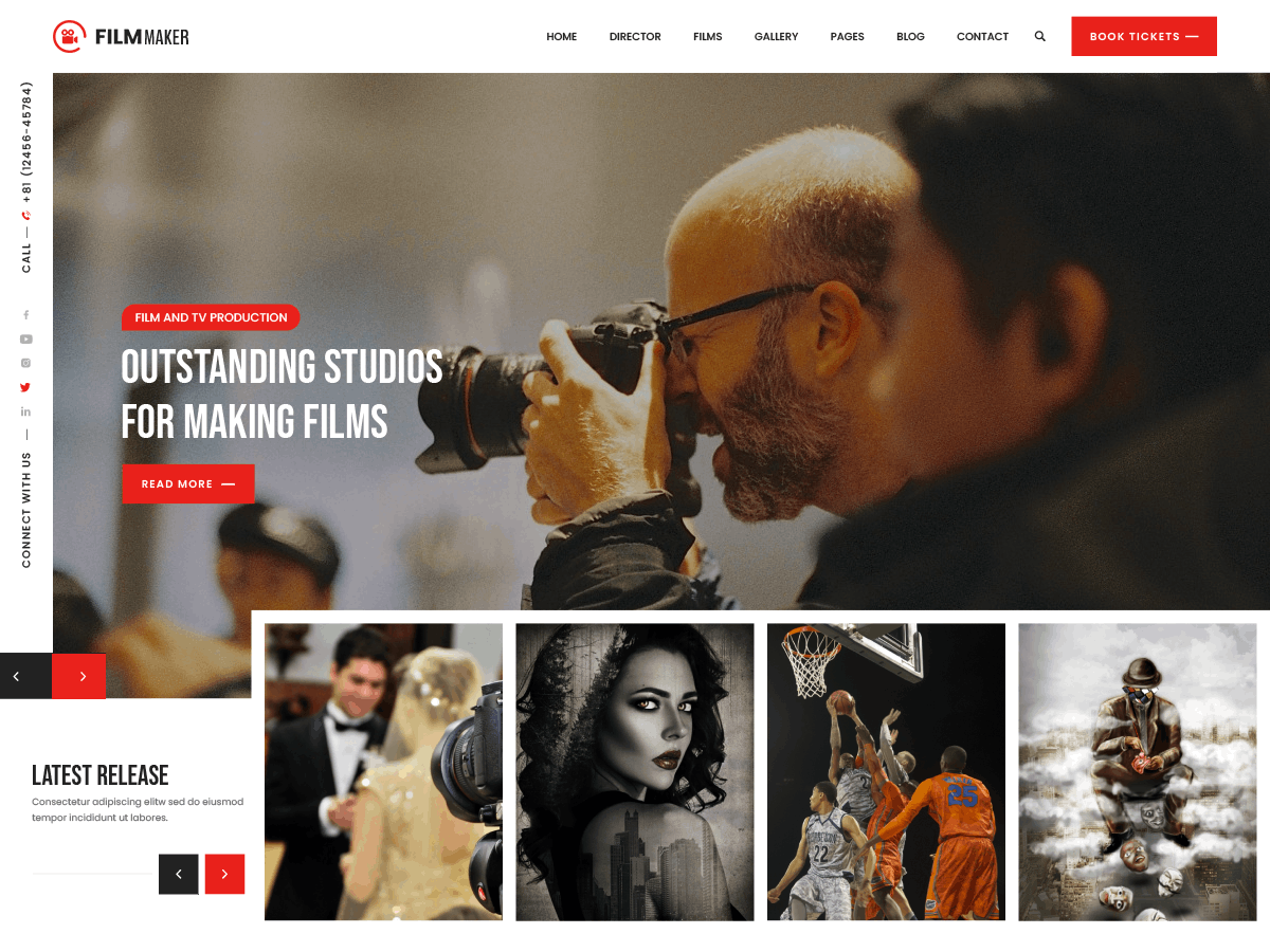 Film Maker Lite theme screenshot