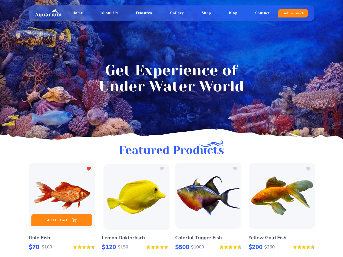 Fish Aquarium theme screenshot