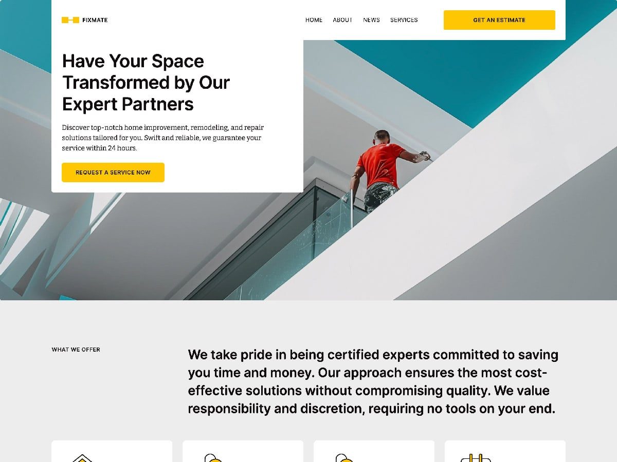 Fixmate theme screenshot