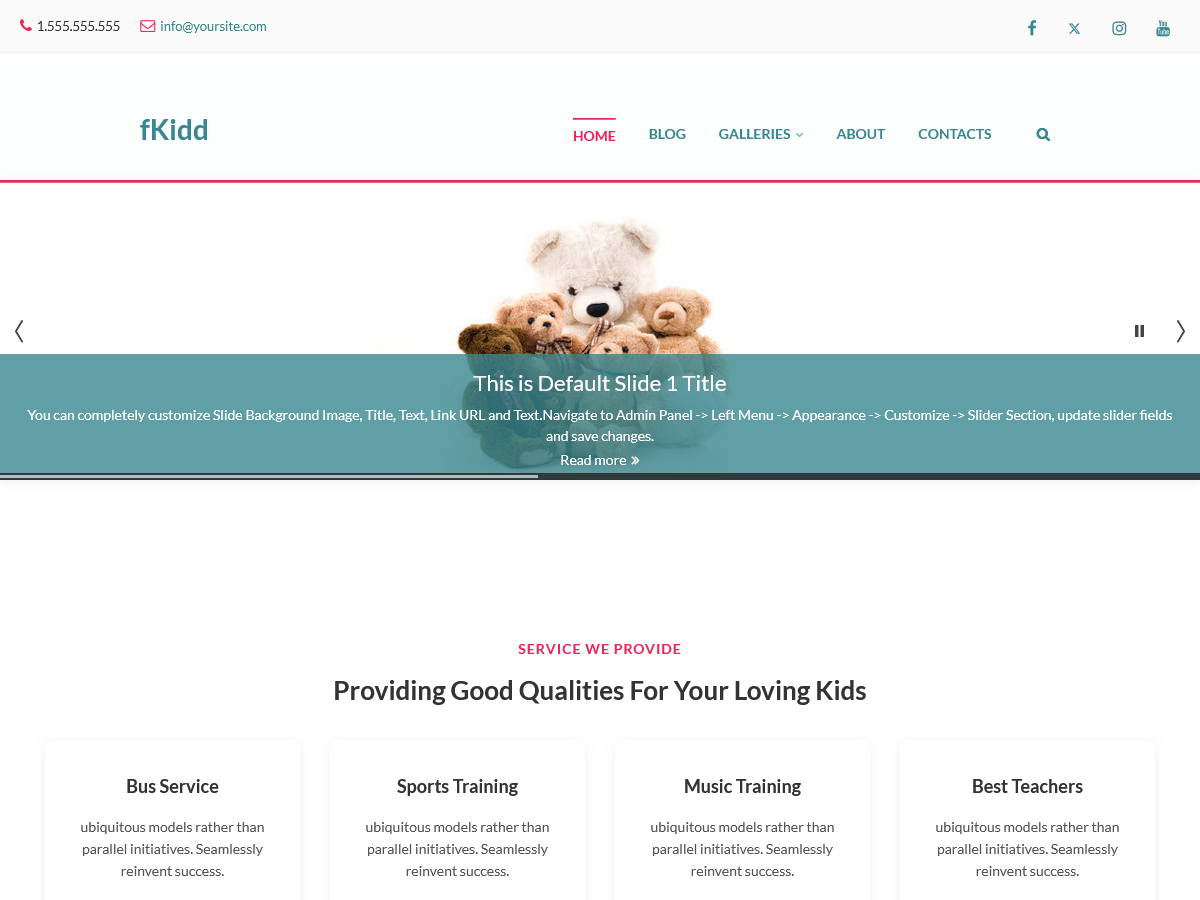 fKidd theme screenshot