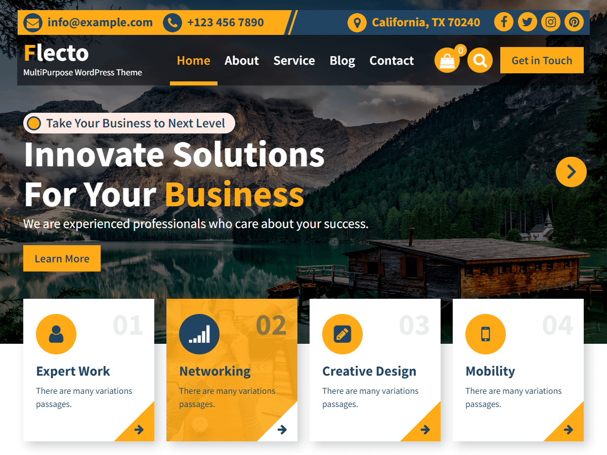 Flecto theme screenshot