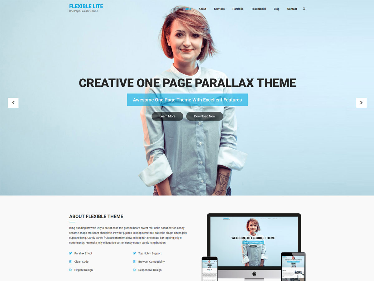 Flexible Lite theme screenshot