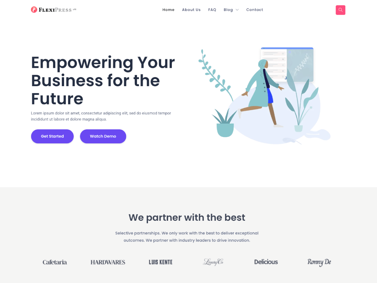 Flexipress theme screenshot