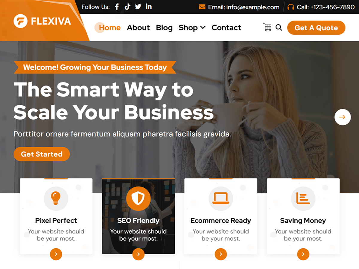 Flexiva theme screenshot