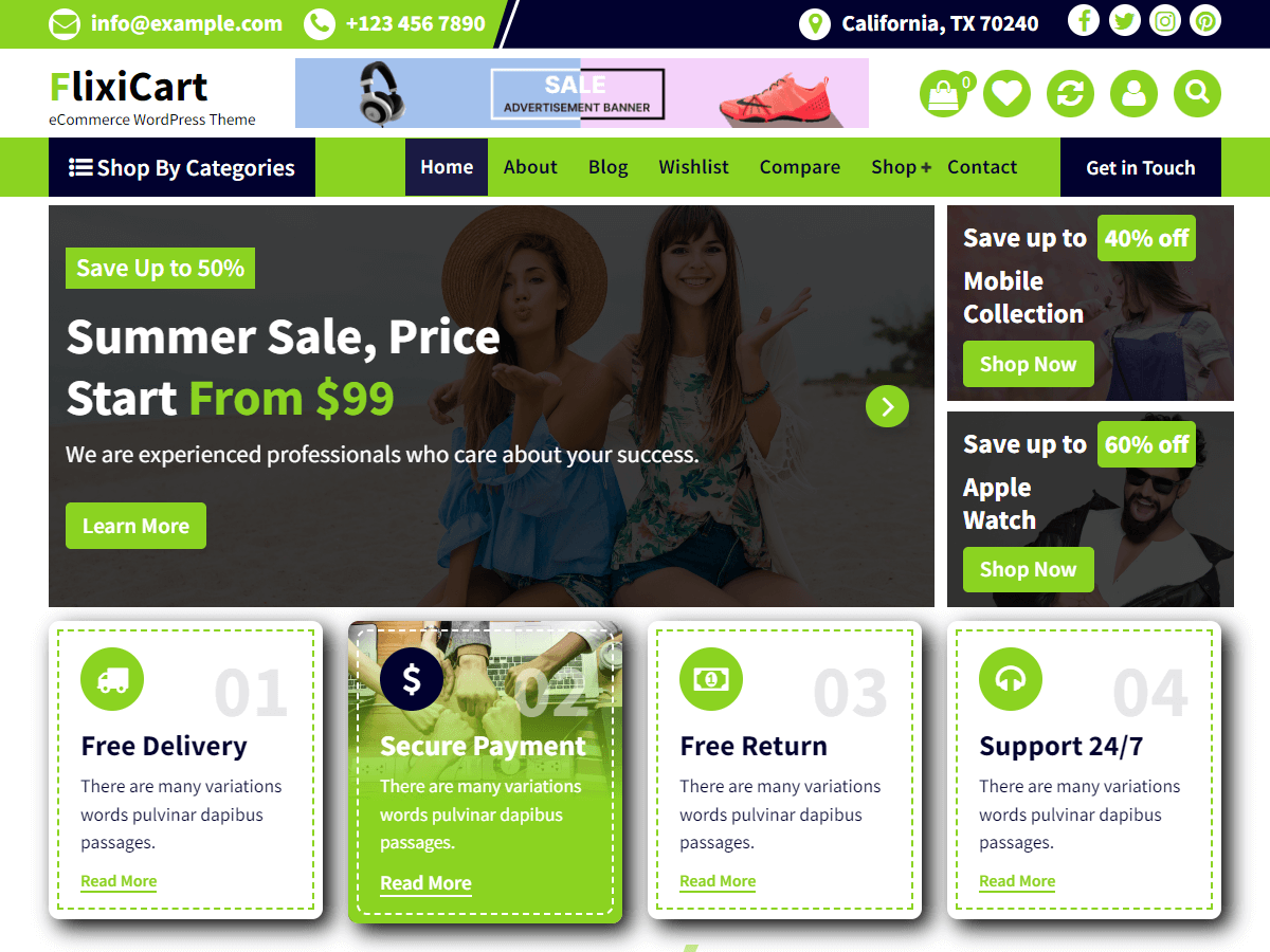 FlixiCart theme screenshot