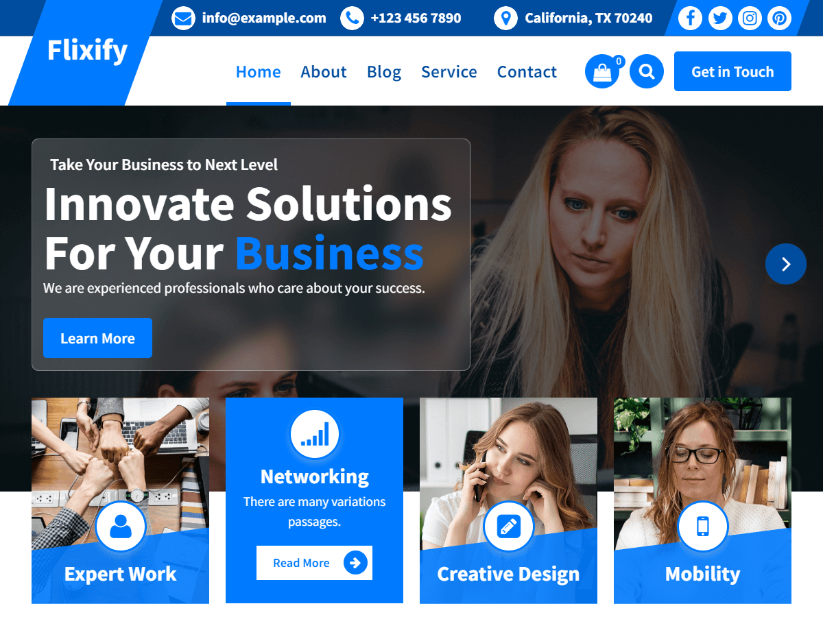 Flixify theme screenshot