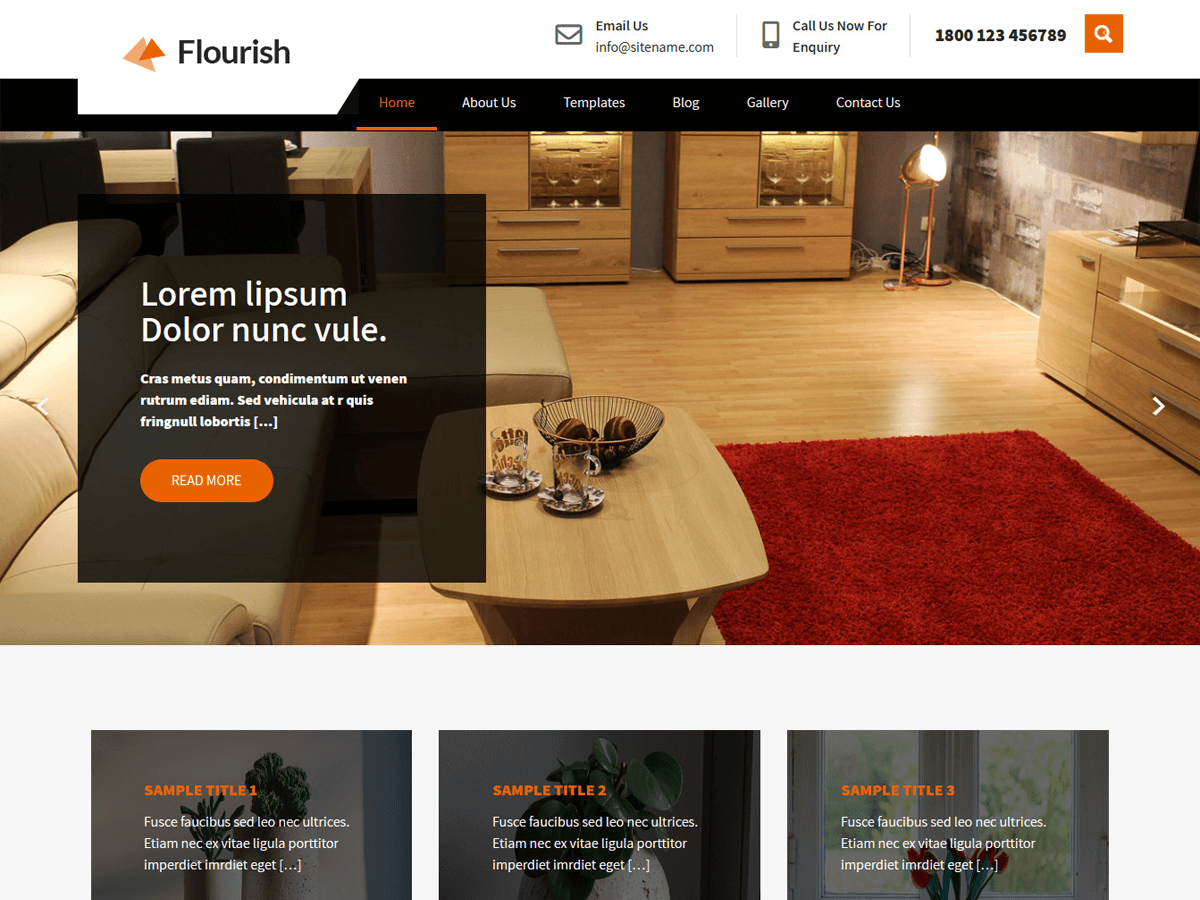 Flourish Lite theme screenshot
