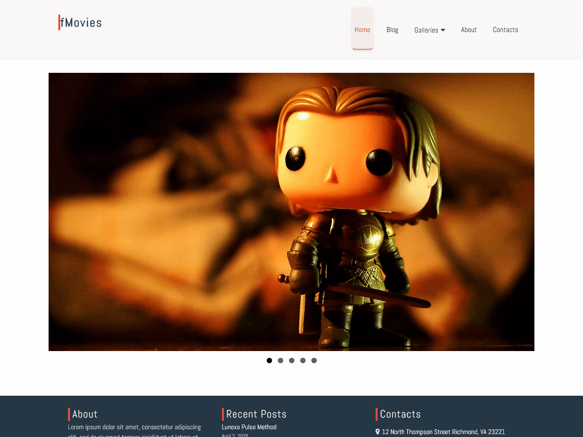 fMovies theme screenshot