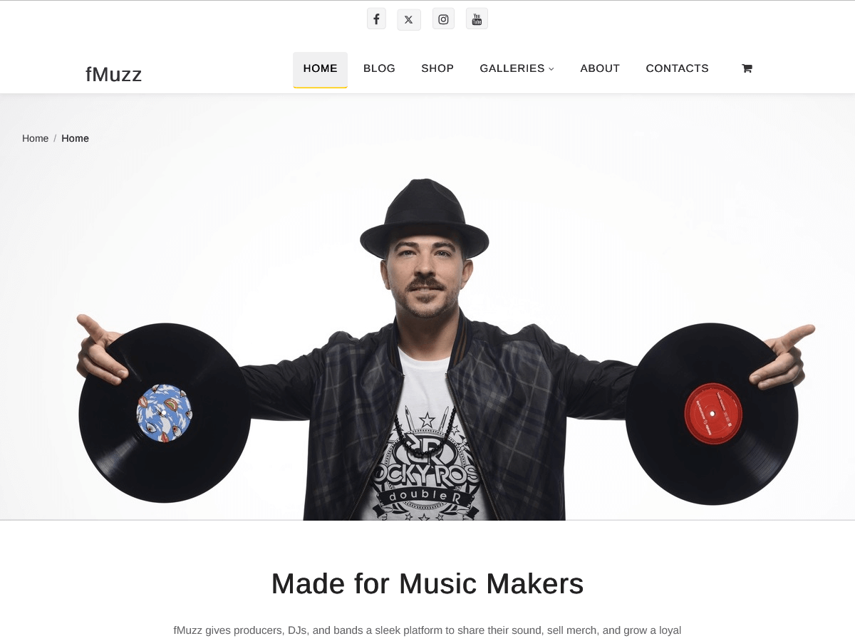 fMuzz theme screenshot