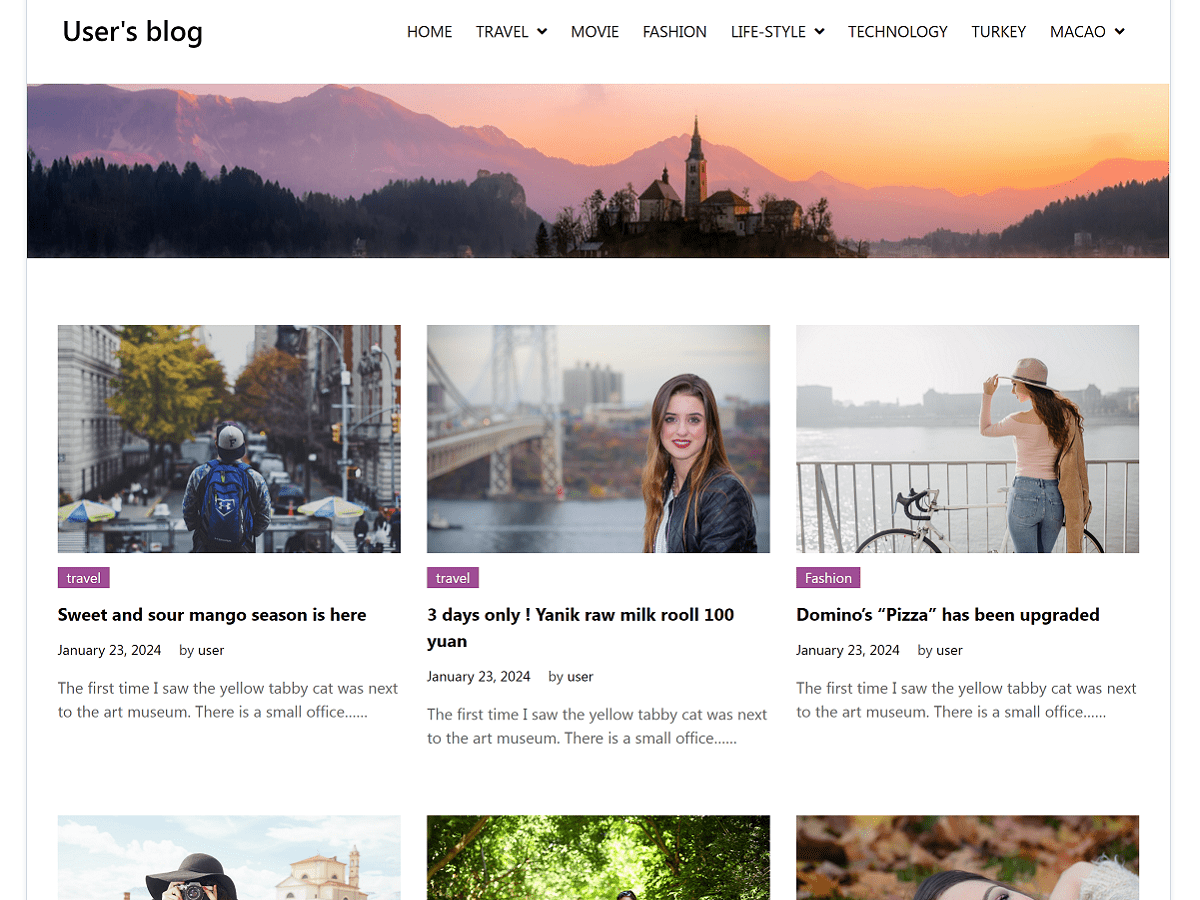 focal theme screenshot