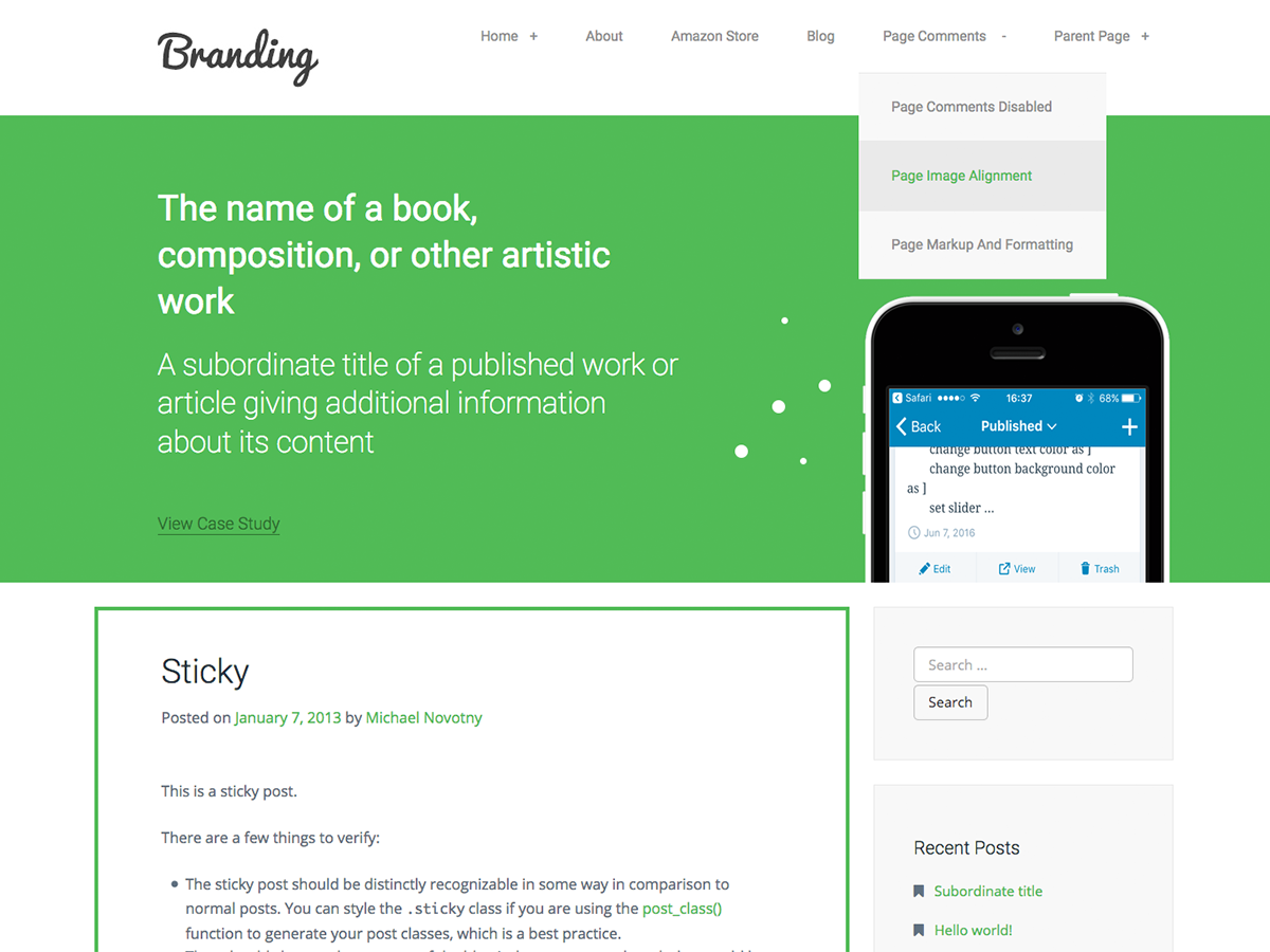 Folium theme screenshot