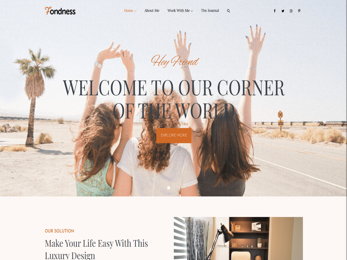 Fondness theme screenshot