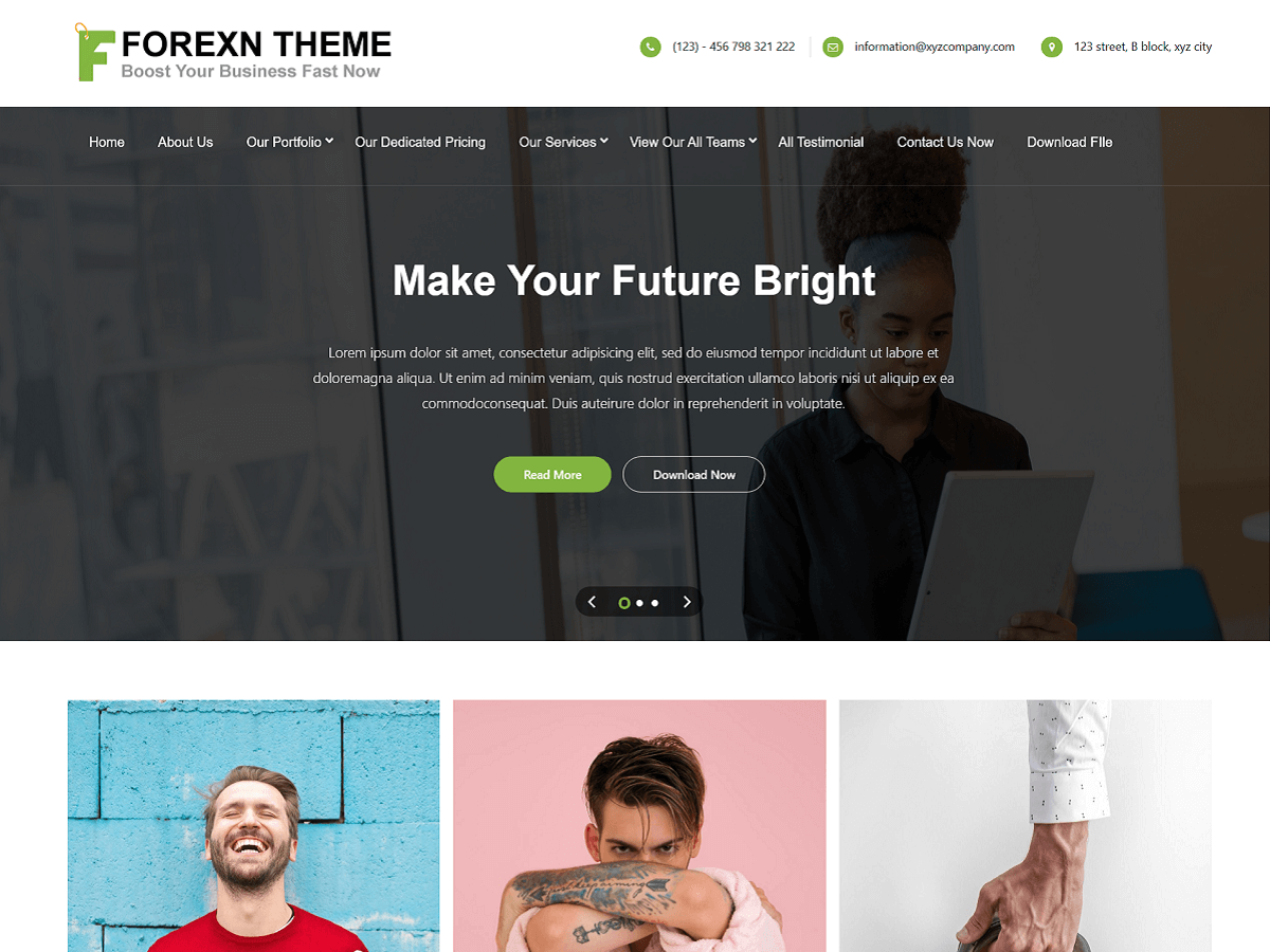 forexn theme screenshot