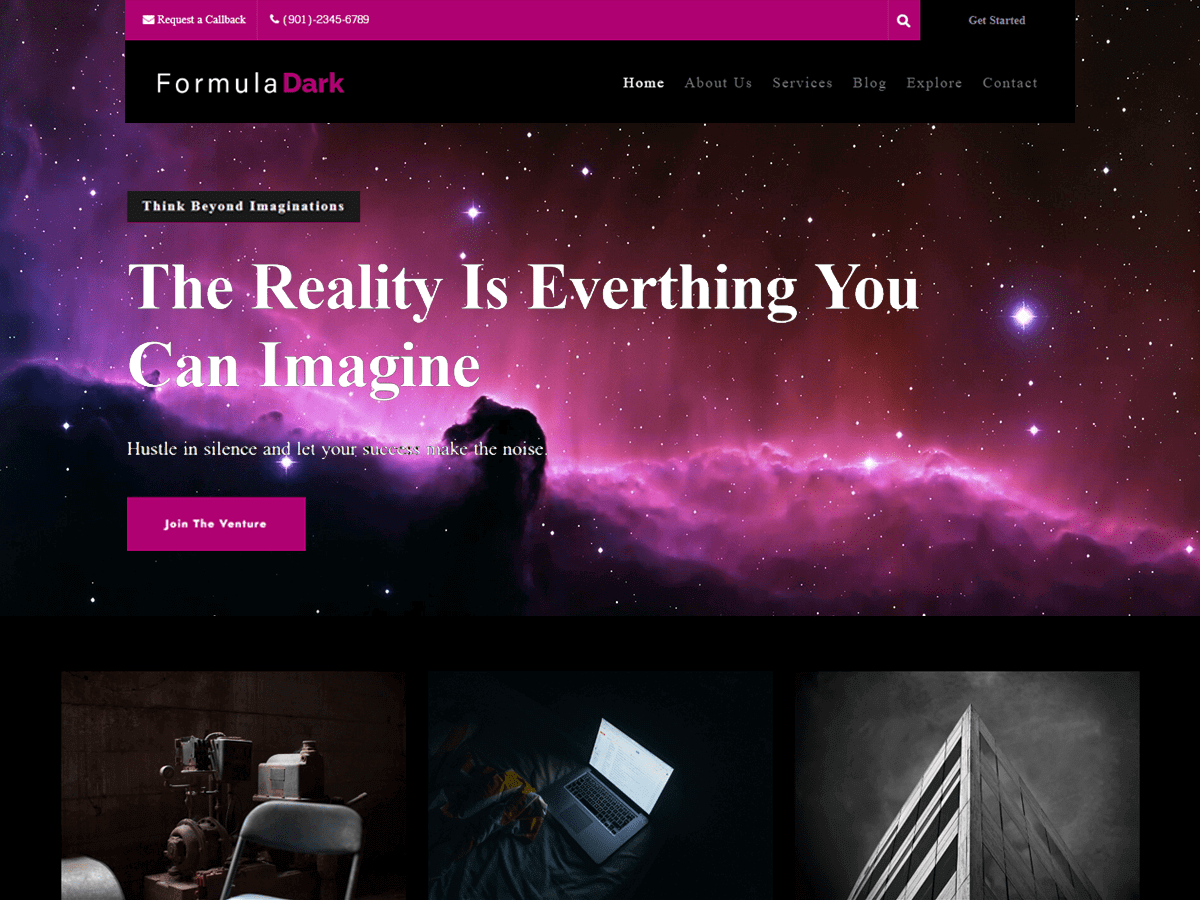 Formula Dark theme screenshot