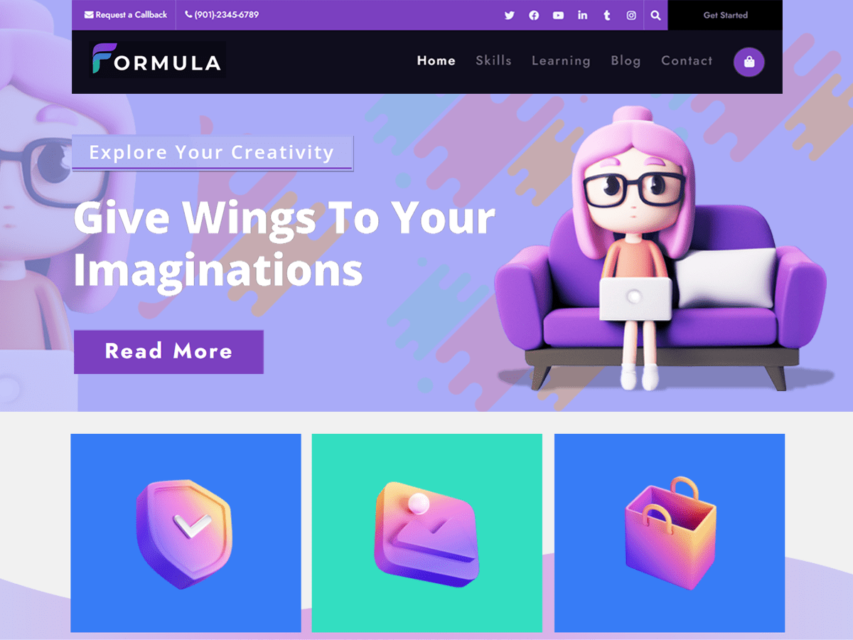 Formula theme screenshot