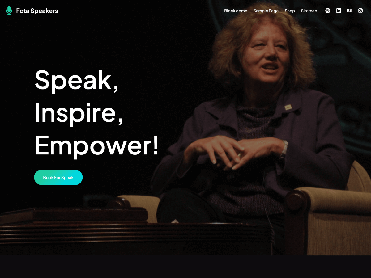 Fota Speakers theme screenshot