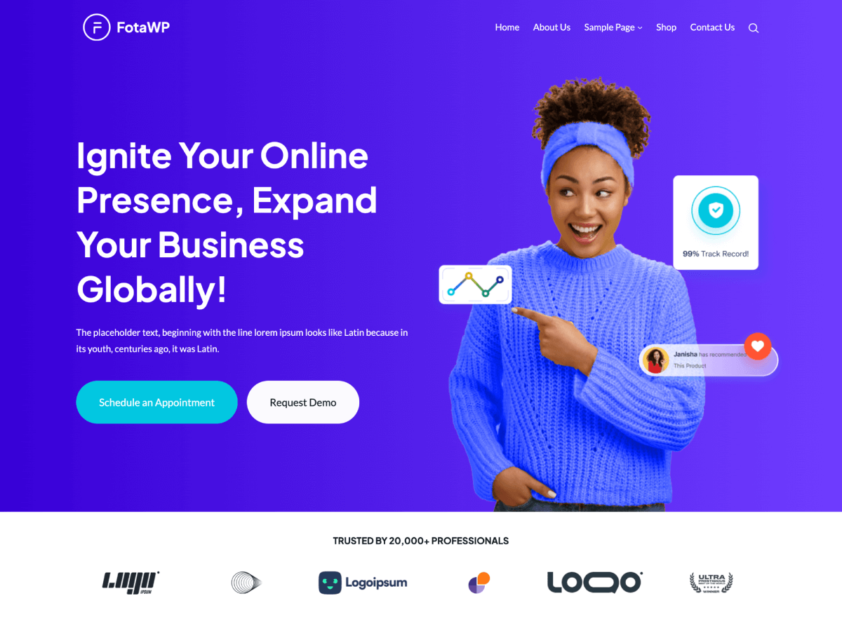 FotaWP theme screenshot