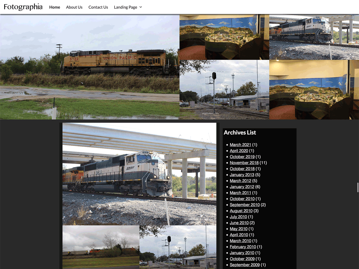 Fotographia theme screenshot