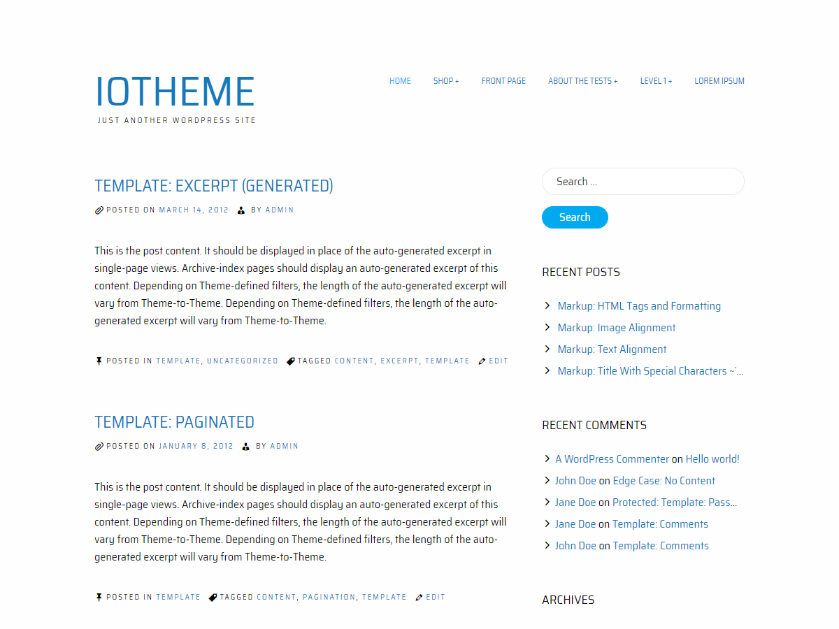 Foundation CSS framework theme screenshot