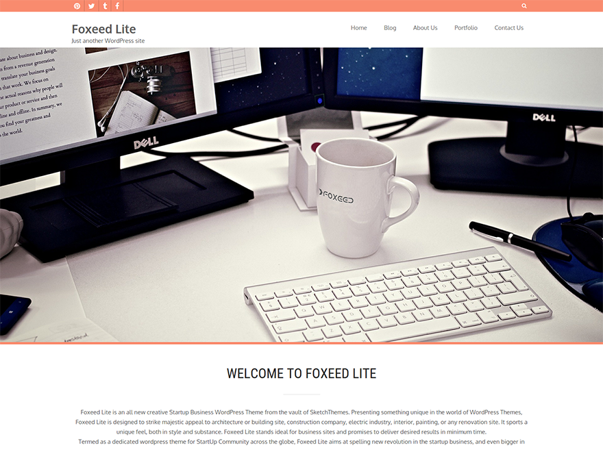 Foxeed Lite theme screenshot