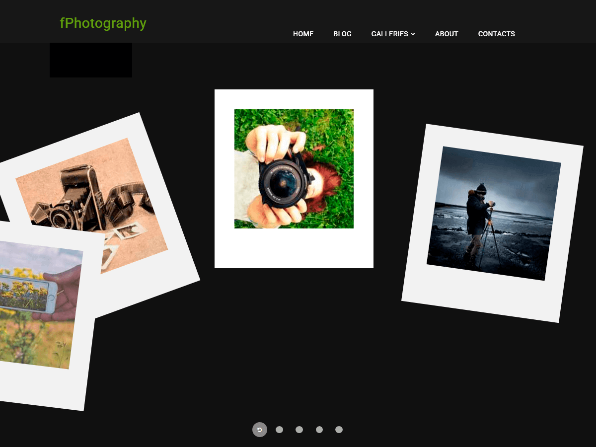 fPhotography theme screenshot