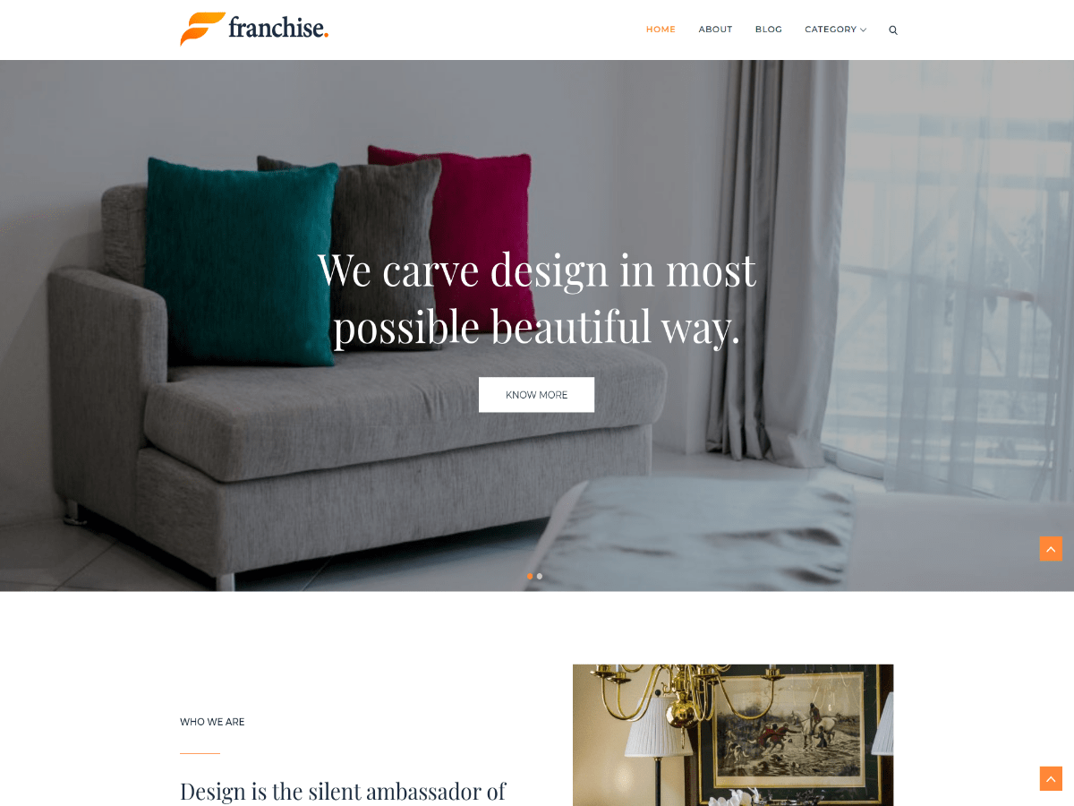 Franchise theme screenshot