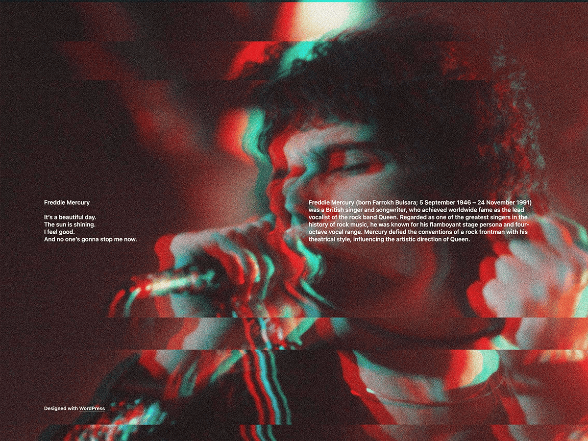 Freddie theme screenshot