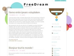 FreeDream theme screenshot