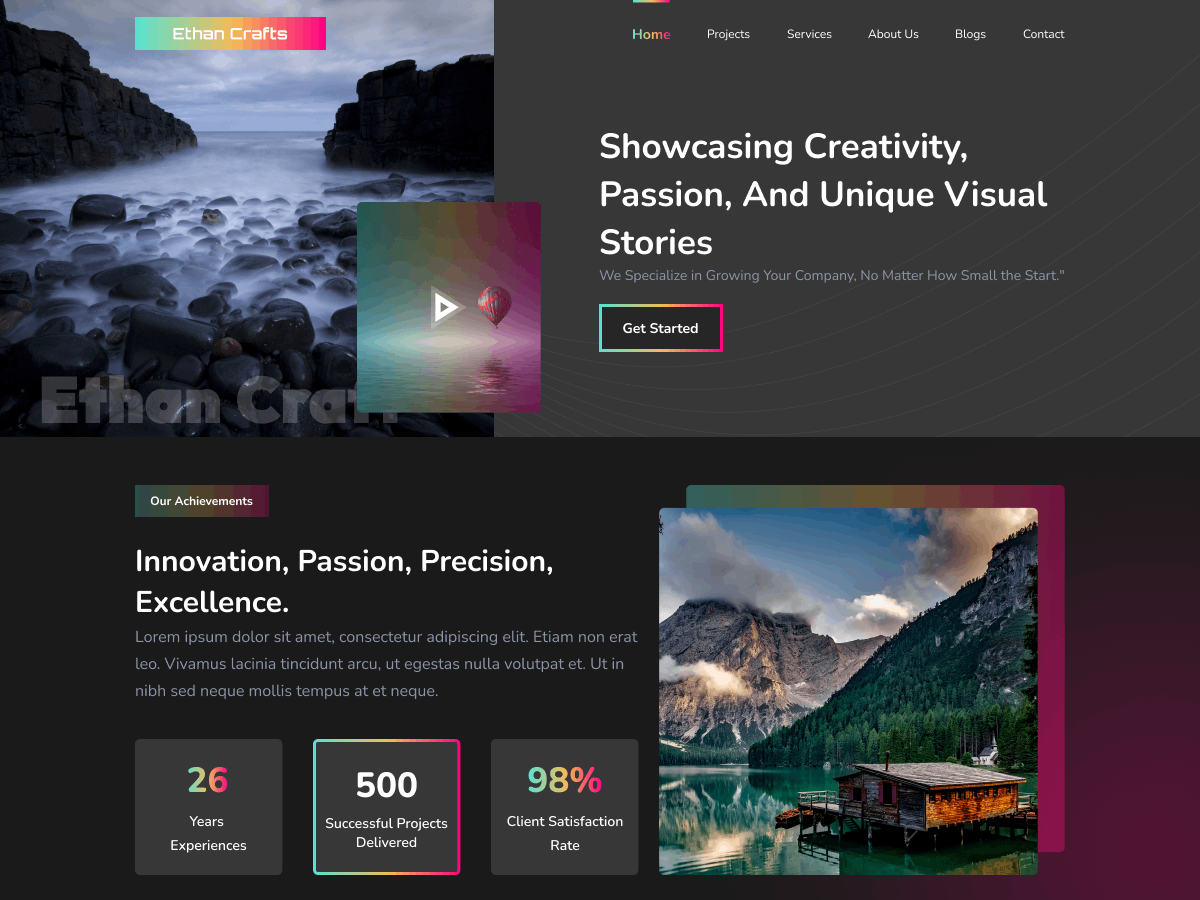 Freelance Portfolio theme screenshot